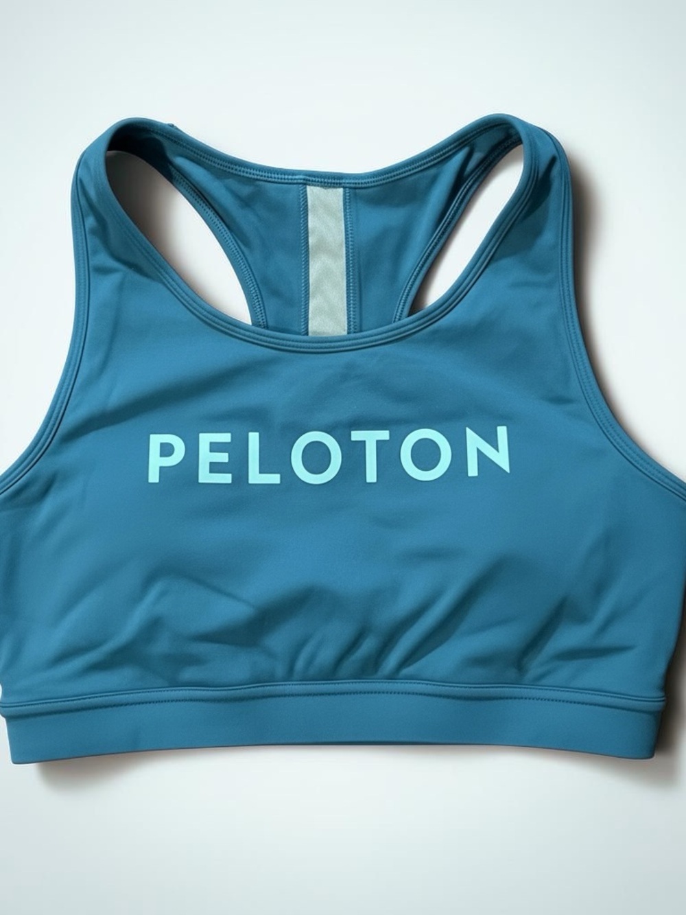 Peloton Women's Teal Blue Racerback Sports Bra